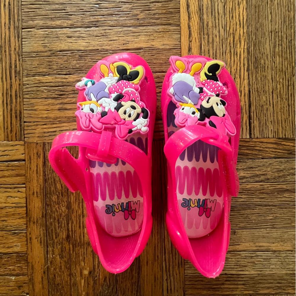 Disney Minnie Mouse Pink Kids Sandals